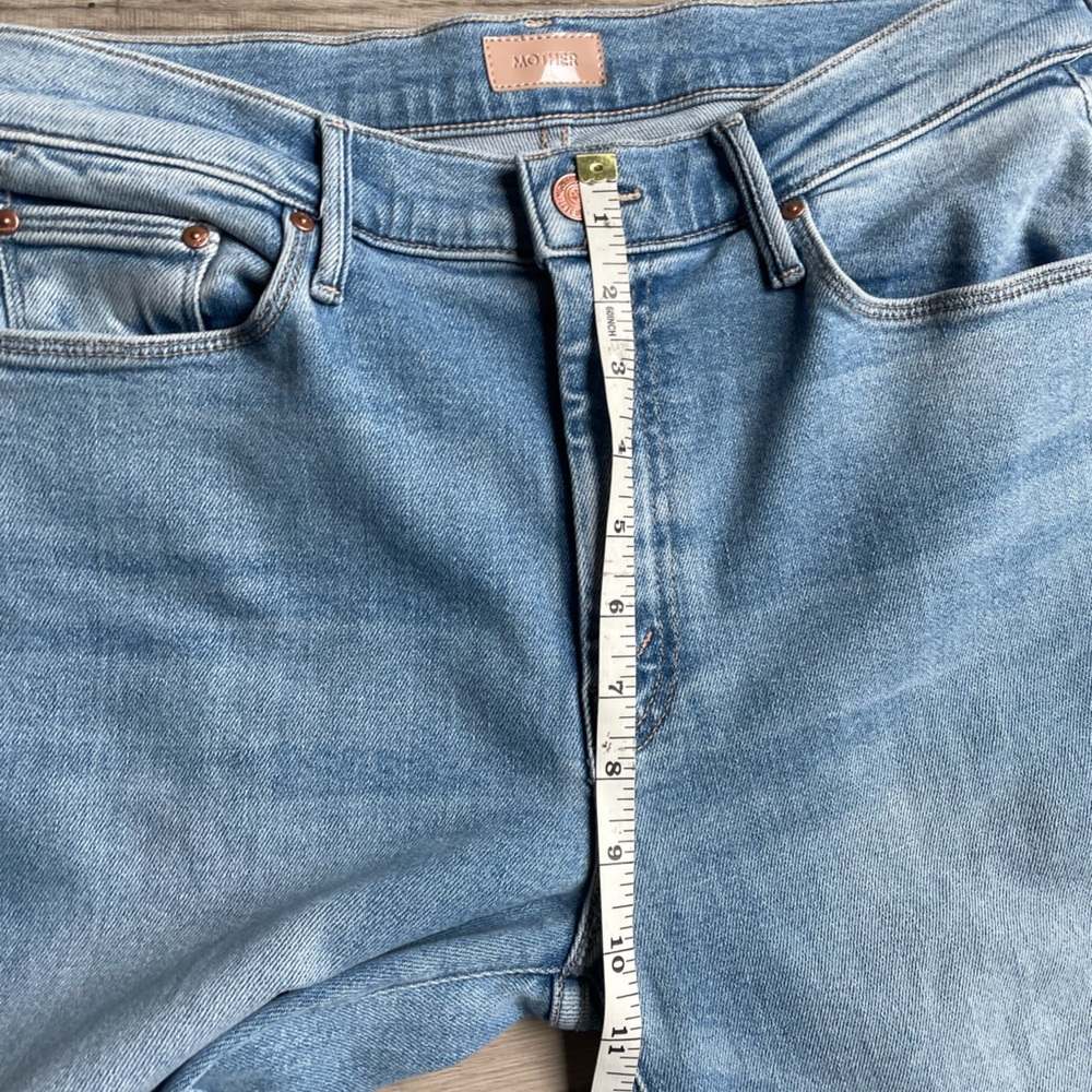MOTHER The Weekender In Blessing In Disguise Mid Rise Flare Leg Med. Blue SZ 31 - Picture 14 of 16